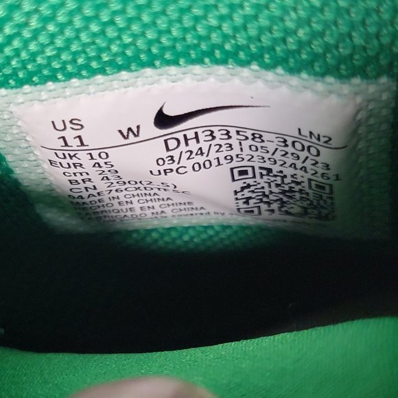 Nike Alpha Menace Pro 3 Oregon Ducks PE Green Cleats Men’s Sz 11 W [DH3358-300] - Picture 6 of 6